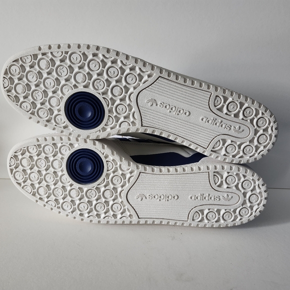 New Men's Adidas Forum Low CL Shoes Blue & White Size 19 - Picture 9 of 12